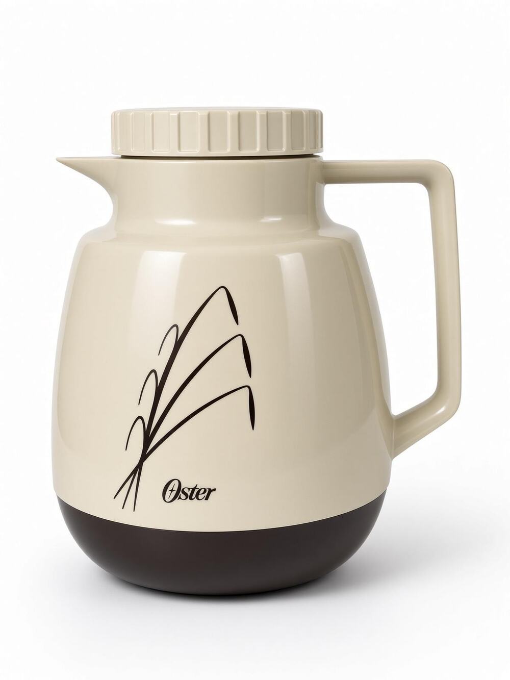 Vintage Oster Wheat Design Thermal Carafe Retro Coffee Server, Made in Hong Kong
